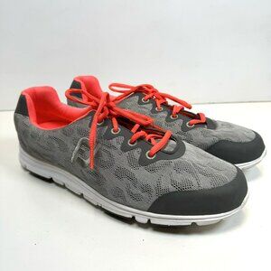 Footjoy Enjoy Golf Shoes Spikeless Gray Mist Womens Size 9W Wide Lightweight